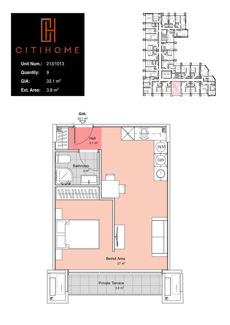 Image of Apartment - 1 Bathrooms for Sale in CitiHome-Gibraltar, Image 13